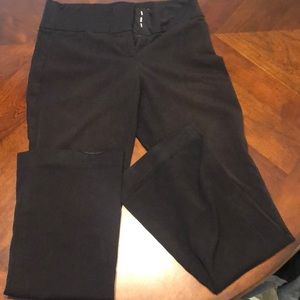 Dress pants have some wear on bottoms